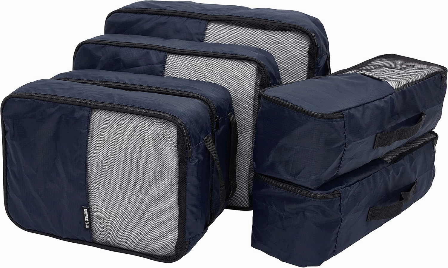 Travelers Club Riddock Luggage and Travel Accessories, Navy Blue, 14-Piece Set