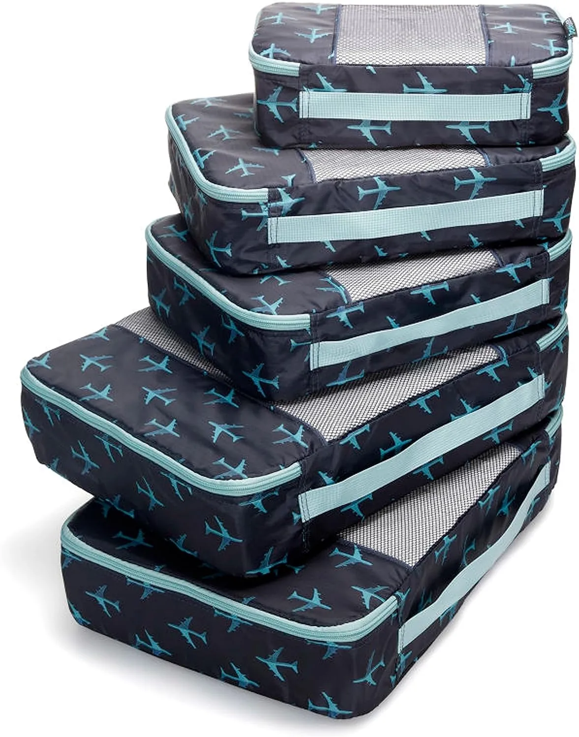 TravelWise Packing Cubes, Navy Airplanes, Set (5262367)