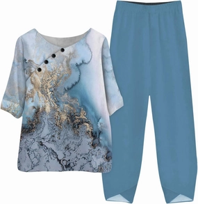 Trendy Summer 2 Piece Sets for Women 2024 with Pockets Casual Linen Loose Fit Tank Top High Waist Pants Sets