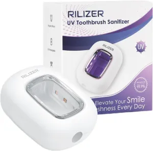 UV Toothbrush Sanitizer Cover, Rechargeable Travel Cap with Magnetic Wall Mount, Portable Cleaner for Any Size Toothbrush