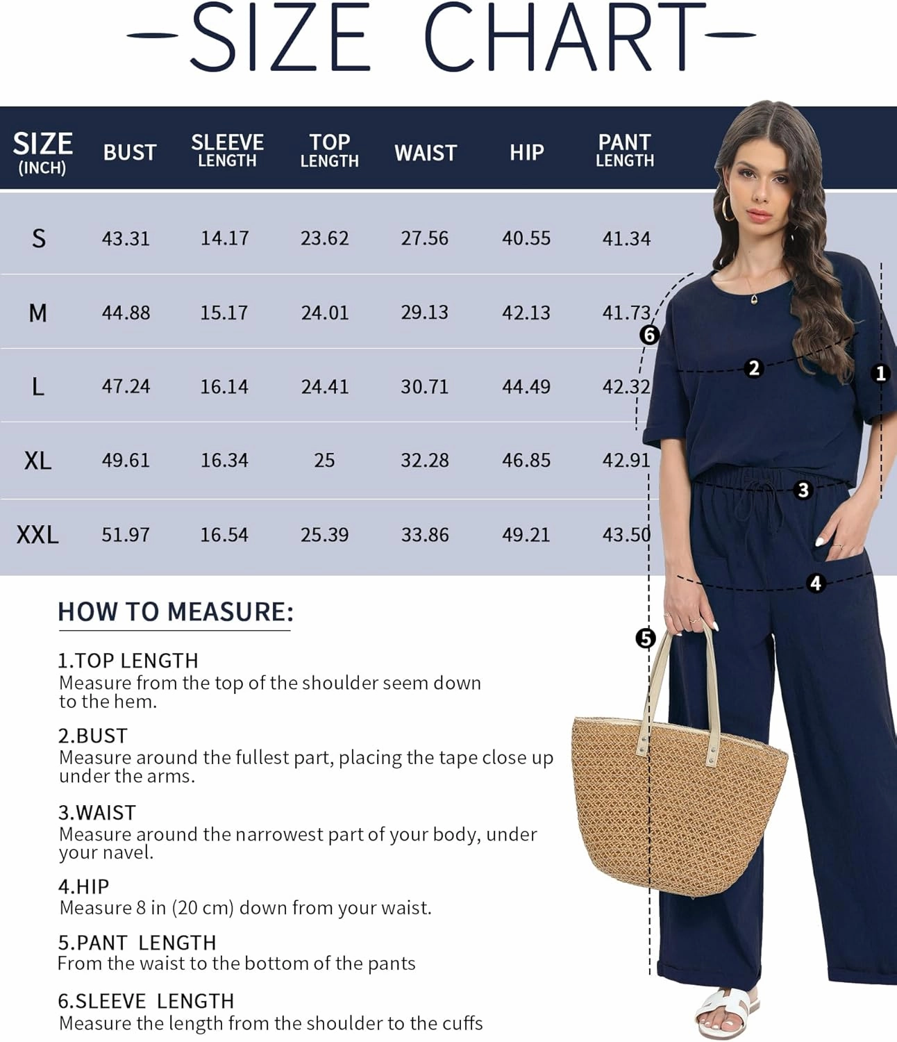 Women Cotton Linen Two Piece Outfit Loungewear Short Sleeve Top and Wide Leg Pants Lounge Set Tracksuits AU5