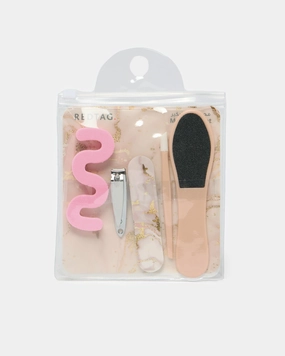 Women Pink Pedicure Set (5 Piece)