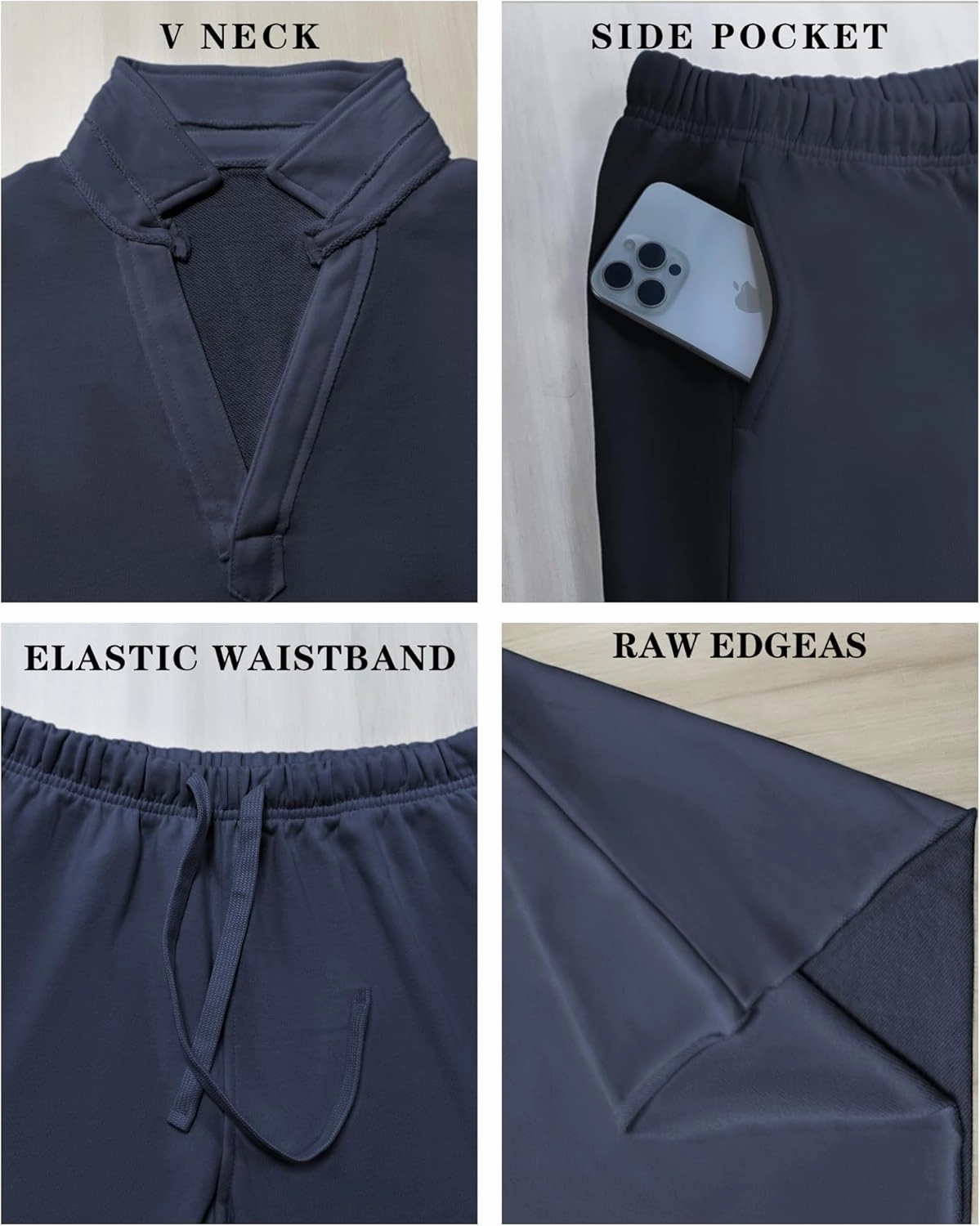 Women's Carmel Tracksuit 2 Piece Set - Patrick Pullover Sweatshirt & Catherine Sweatpants - Casual Lounge Set