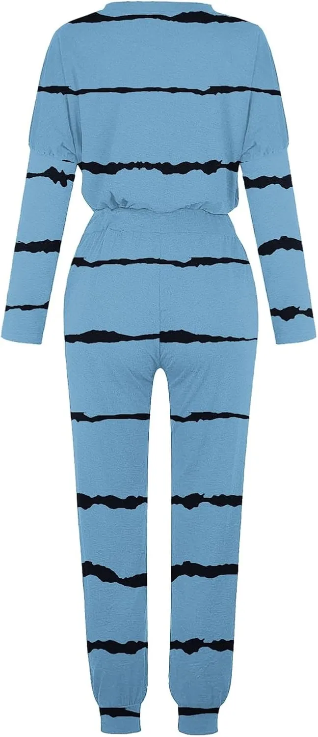 Womens 2 Piece Outfits Sweatsuit Set Oversized Tops and Long Pants Tracksuit Sweatsuits Long Sleeve Hoodie Matching