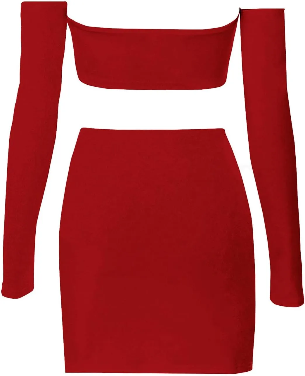 Women's Summer Two-Piece Skirt Sets Sexy Off Shoulders Top Y2K Going Out Short T-Shirt Sets Mini Dress Outfits D293