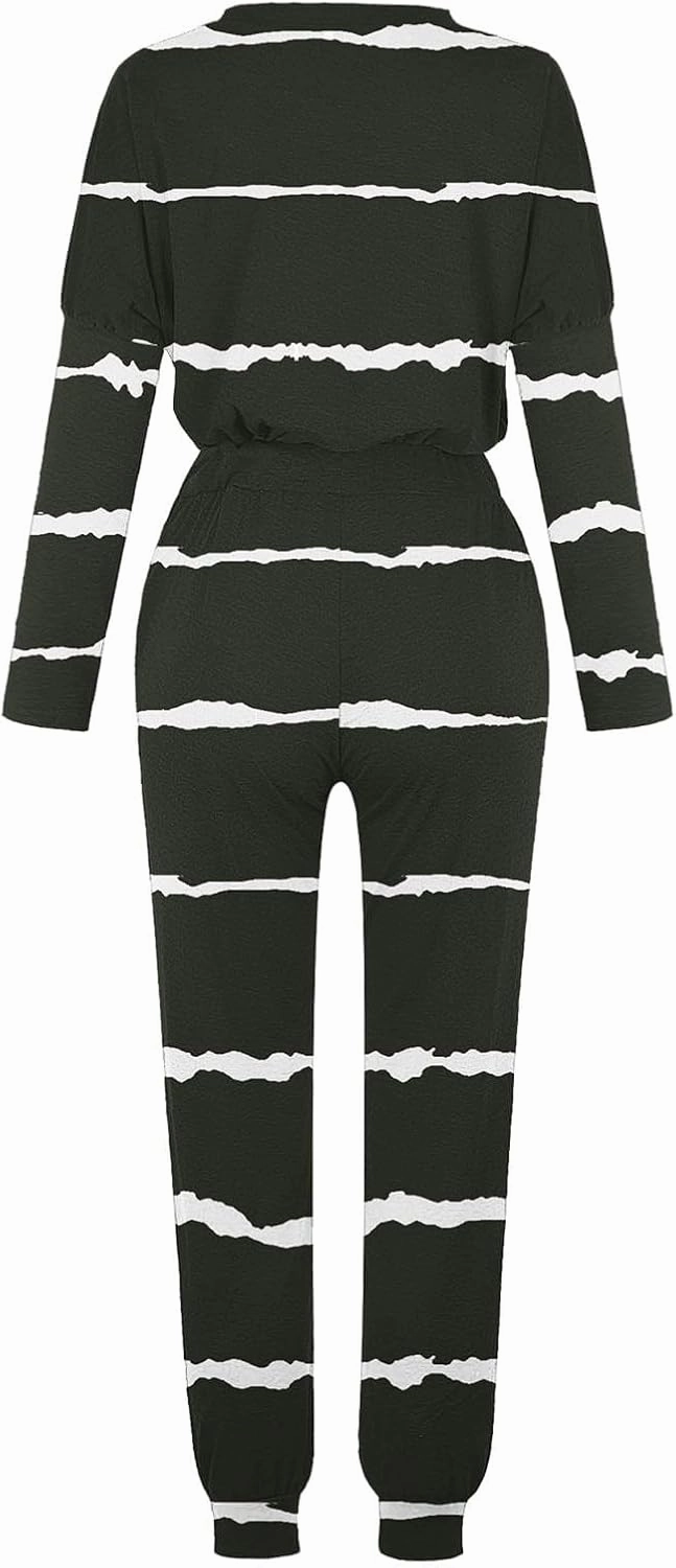 Womens 2 Piece Outfits Sweatsuit Set Oversized Tops and Long Pants Tracksuit Sweatsuits Long Sleeve Hoodie Matching