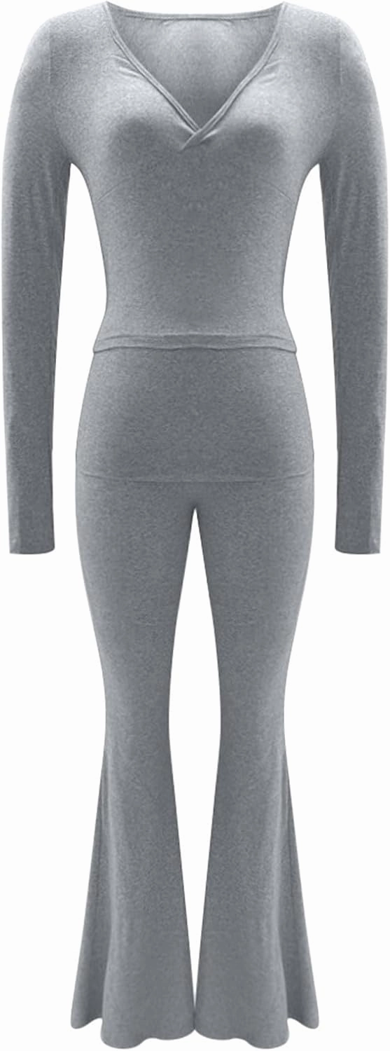 Womens 2 Piece Outfits Sweatsuit Set Quarter Zip Oversized Sweatshirt Wide Leg Sweatpant Fall Set Tracksuit Sweat