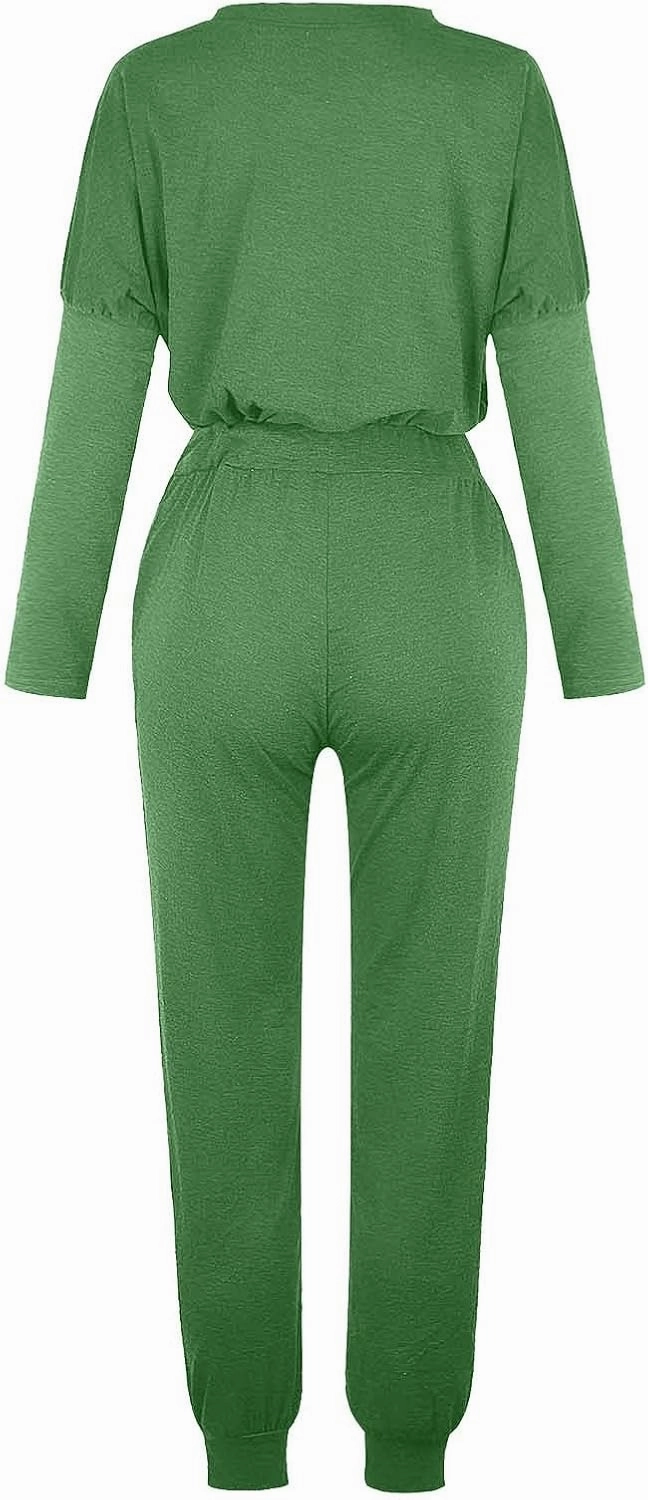 Womens Sweatsuits 2 Piece Set Casual Matching 2024 Travel Trendy Outfits Crewneck Sweatshirts Tracksuit Lounge Sets
