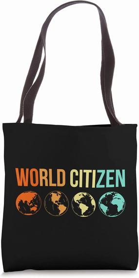 World Citizen World Traveler Traveling Adventure Tote Bag