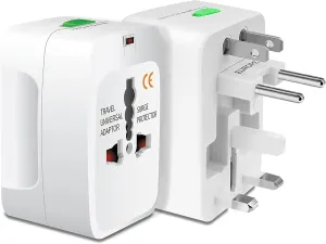 Worldwide Power Adapter Works for Alcatel OneTouch Fire S is Universal for 90% of Travel Between US/EU/CN/AUS/NZ/UK Type