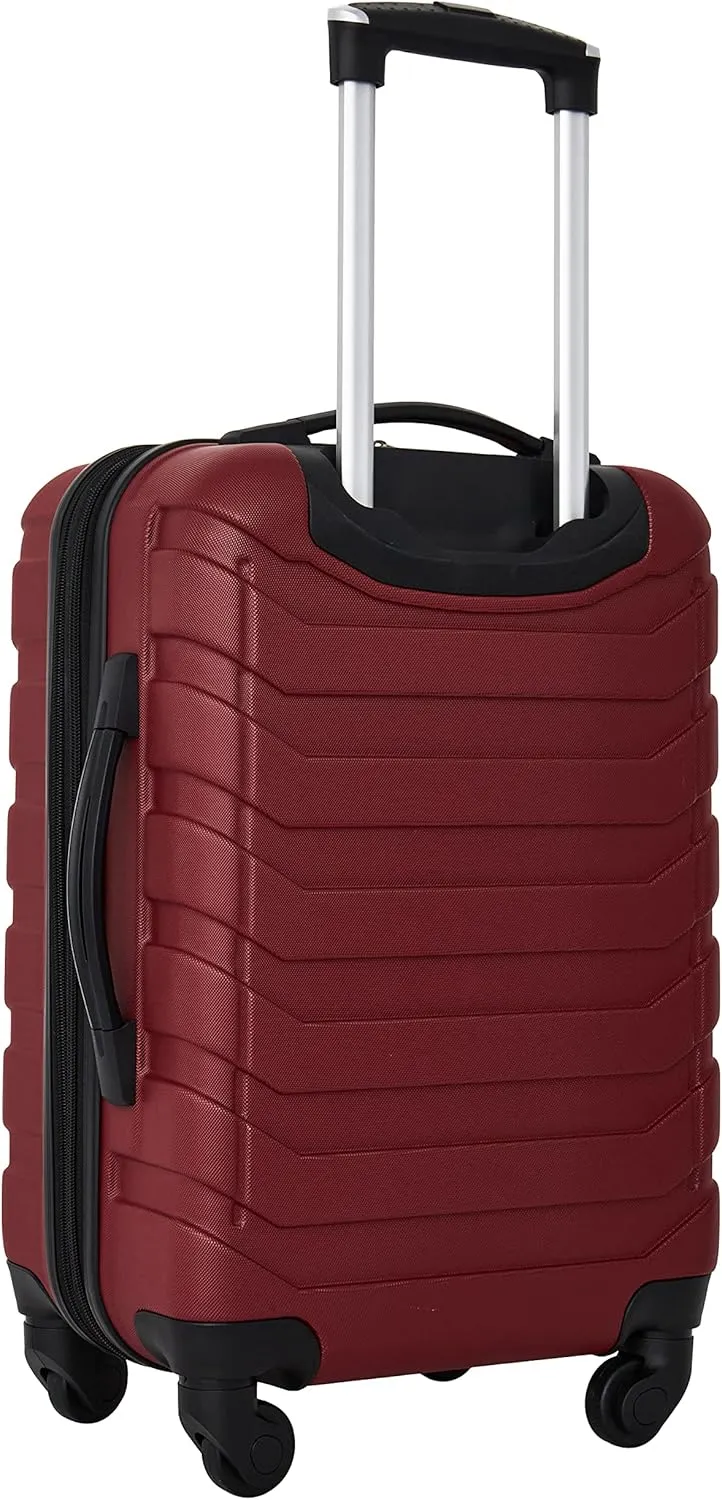 Wrangler Miami Luggage & Packing Cubes, Red, 5 Piece Set