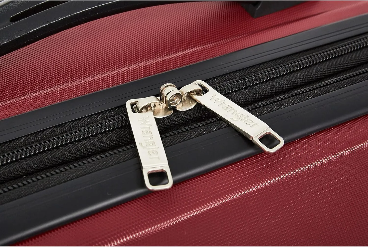 Wrangler Miami Luggage & Packing Cubes, Red, 5 Piece Set